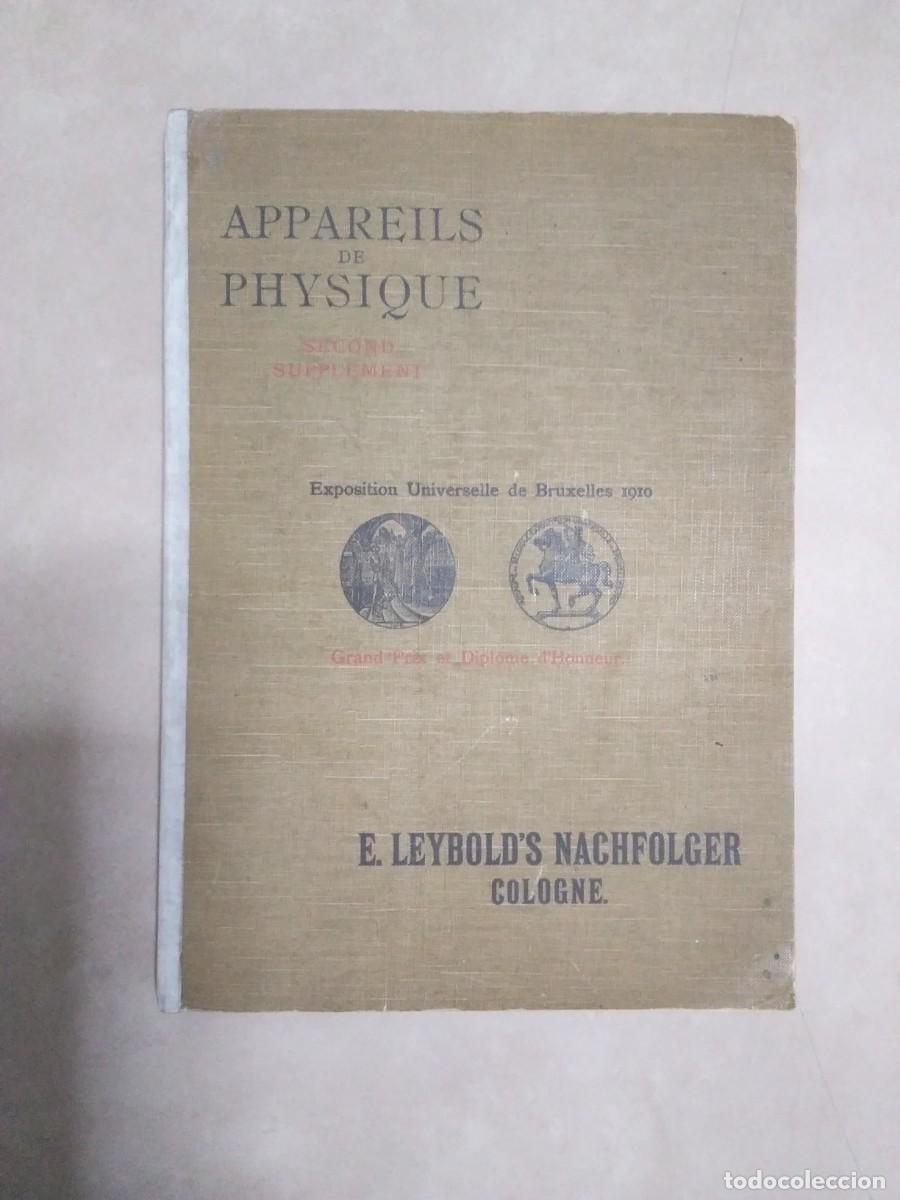 Cat&aacute;logos publicitarios: Catalogue des apparels de Pr&eacute;cision. Second Supplement E. Leybod's Nachfolger, Cologne