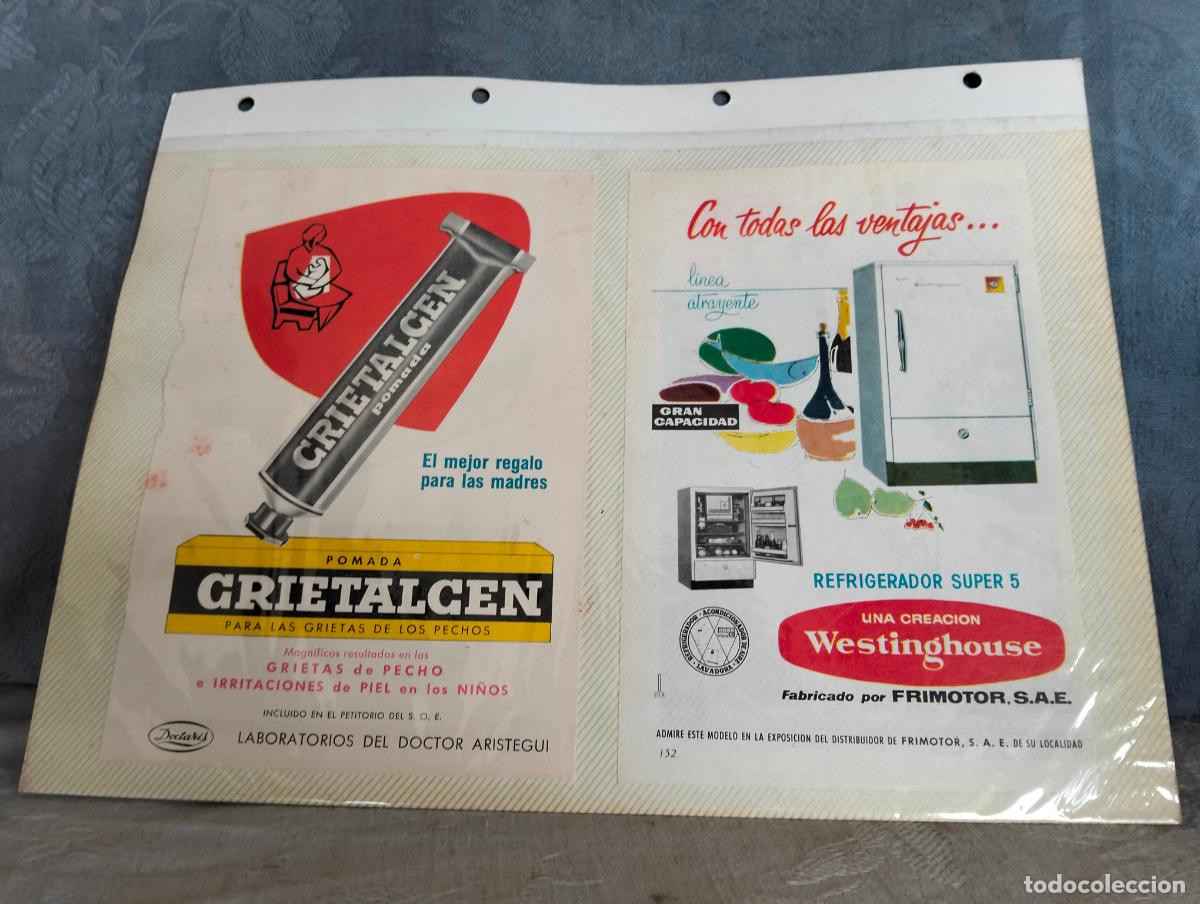 Cataloghi pubblicitari: Lote publicidad propaganda folletos pomada grietalgen westinghouse frimotor terry artiach chiquilin