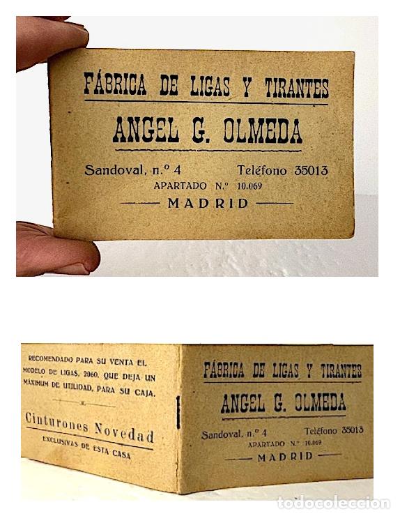 Cat&aacute;logos publicitarios: F&aacute;brica de Ligas y Tirantes. &Aacute;ngel G. Olmeda. Madrid (Cartera Miniatura)