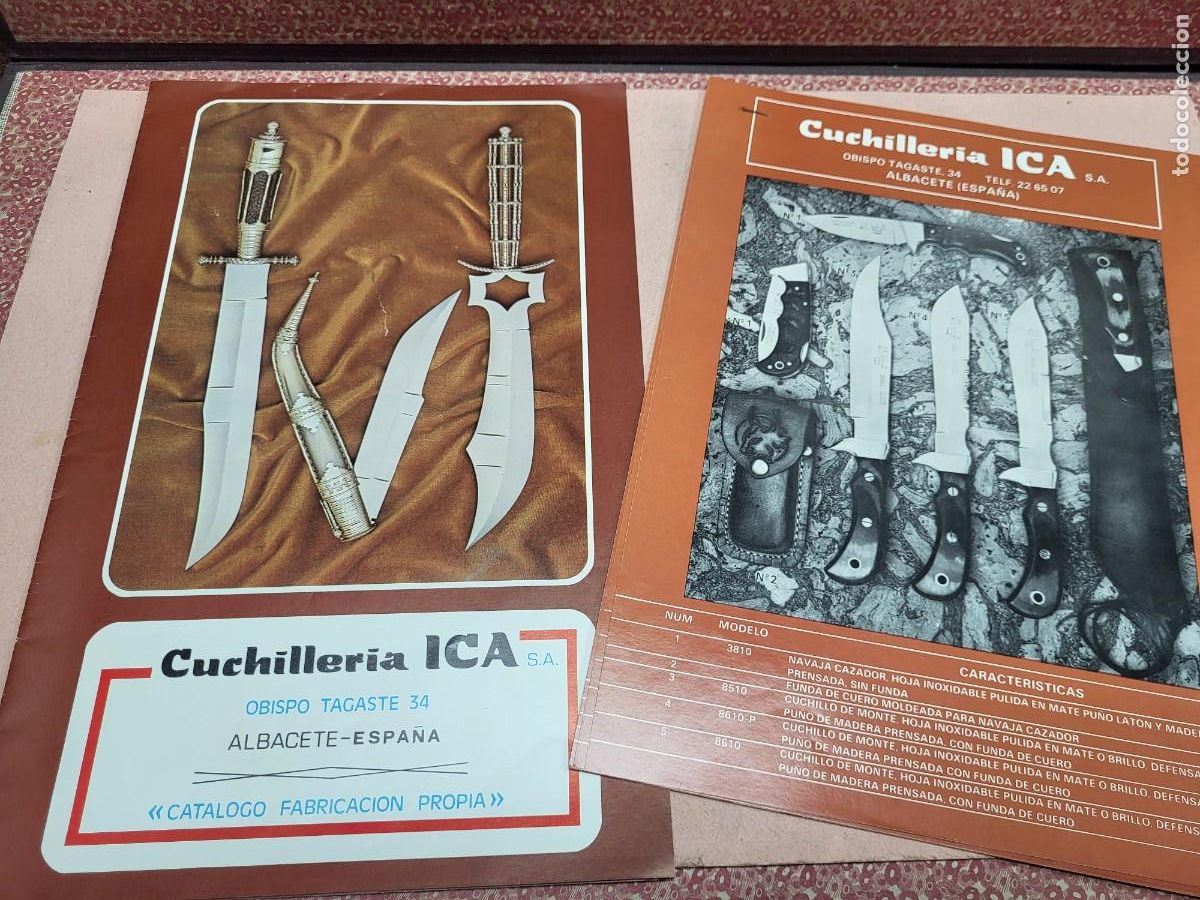 Werbekataloge: CATALOGO NAVAJAS CUCHILLERIA ICA ALBACETE