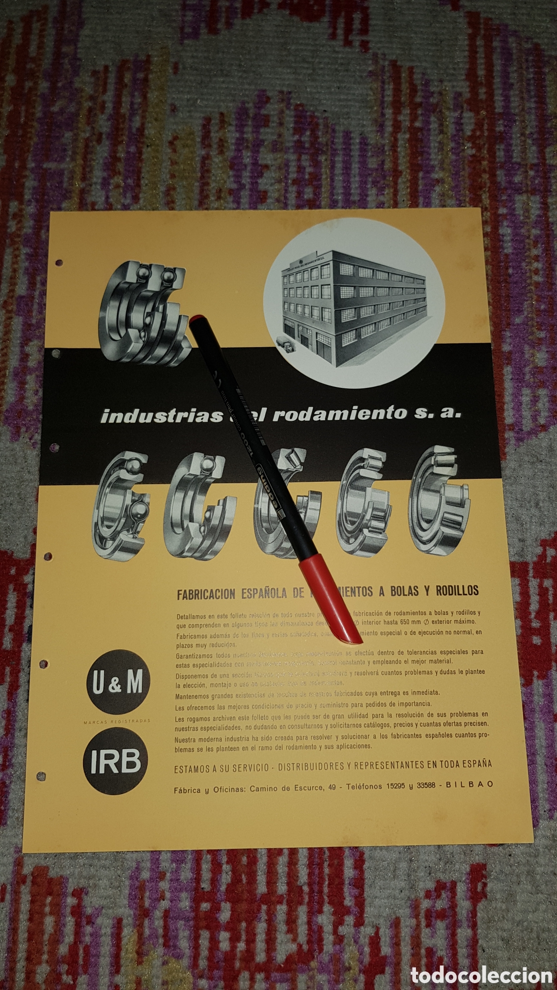Cat&aacute;logos publicitarios: Industrias del Rodamiento S.A - Foto 1