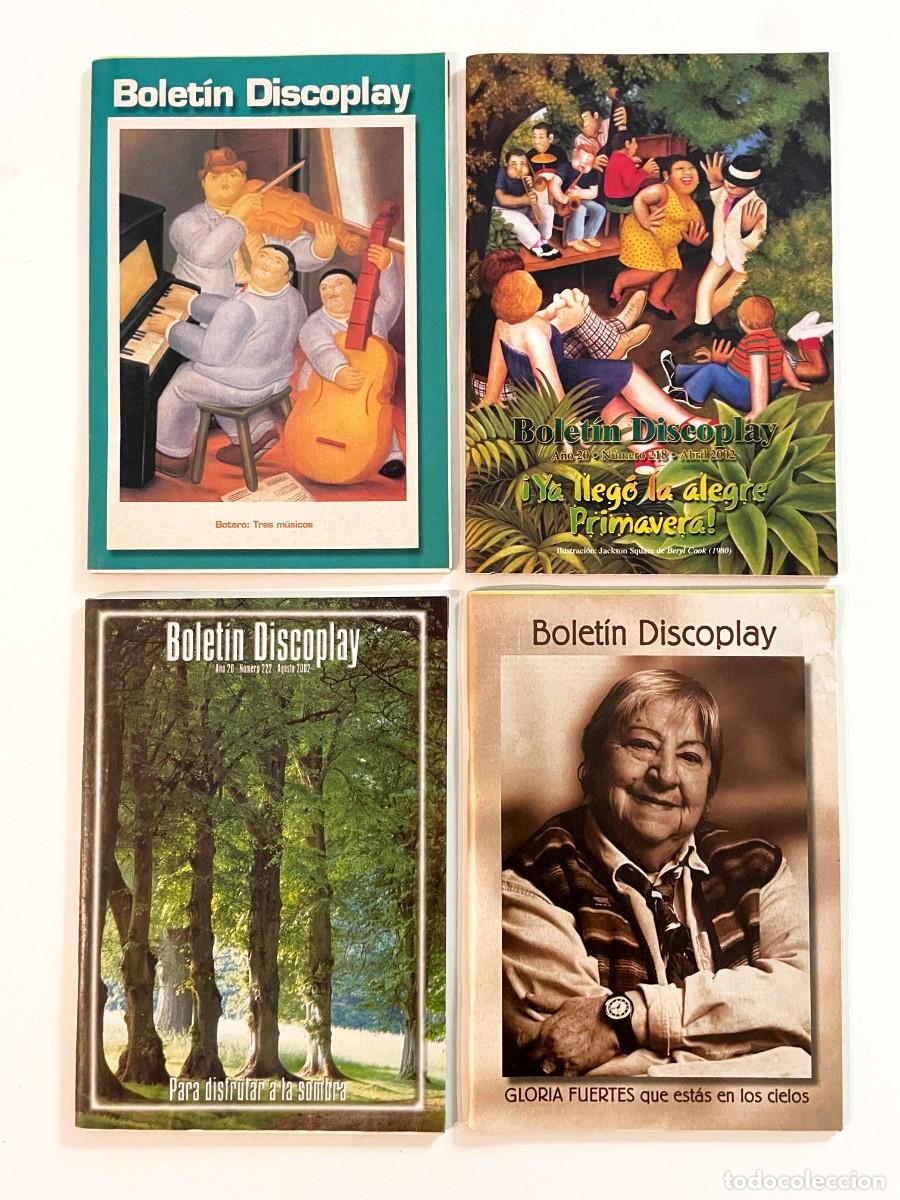 Cat&aacute;logos publicitarios: Lote 4 Boletines Discoplay