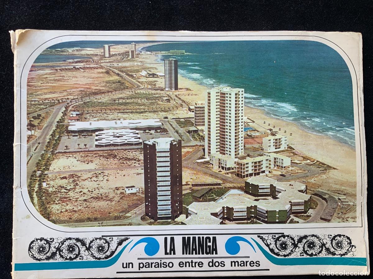 Cat&aacute;logos publicitarios: Antiguo folleto o catalogo de promoci&oacute;n de La Manga, un paraiso entre dos mares 1970. 30x21cm.