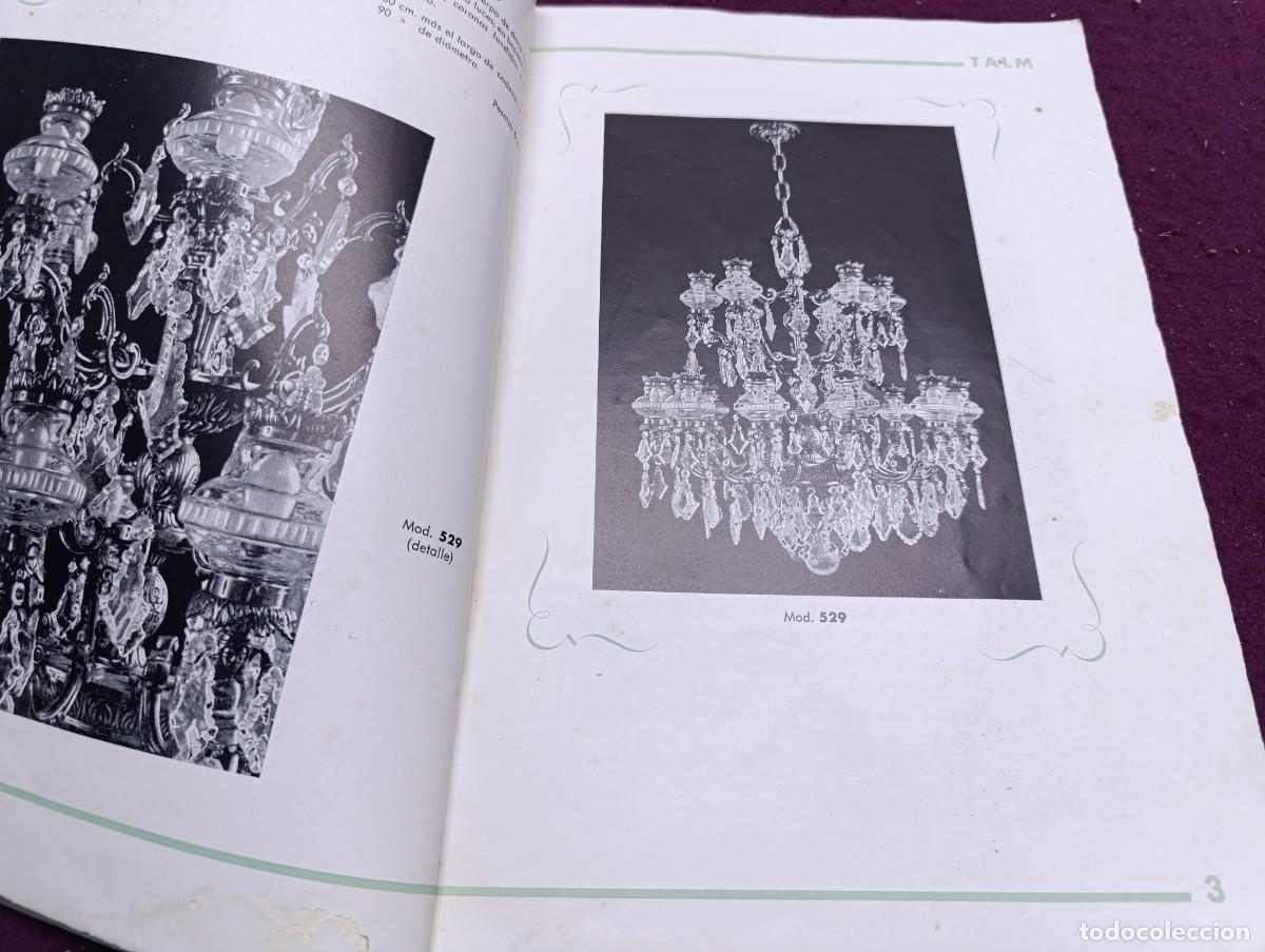 Advertising Catalogs: Antiguo Cat&aacute;logo de L&aacute;mparas, Talm, Sevilla, colecci&oacute;n de modelos de 1950 y 51, J. C. Romero