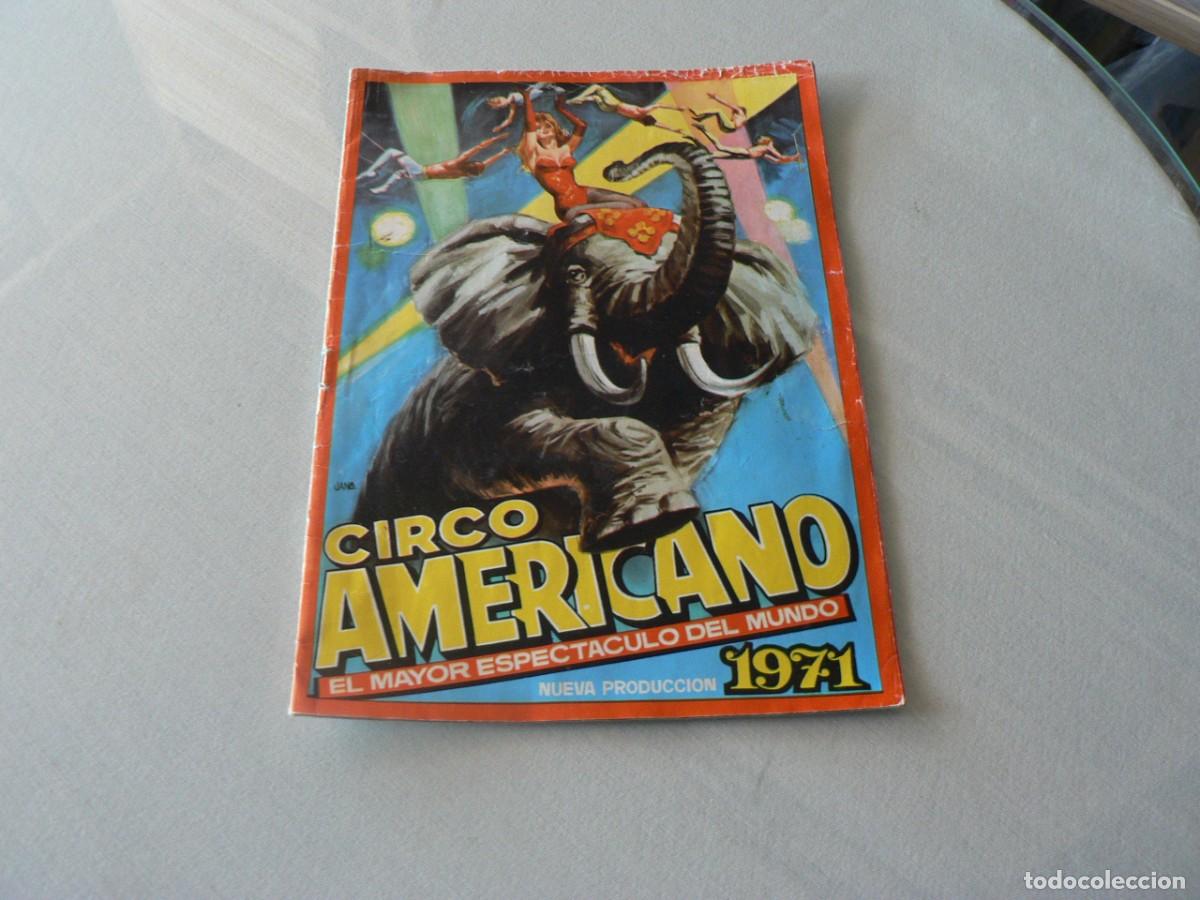 Cat&aacute;logos publicitarios: CIRCO AMERICANO A&Ntilde;O 1971