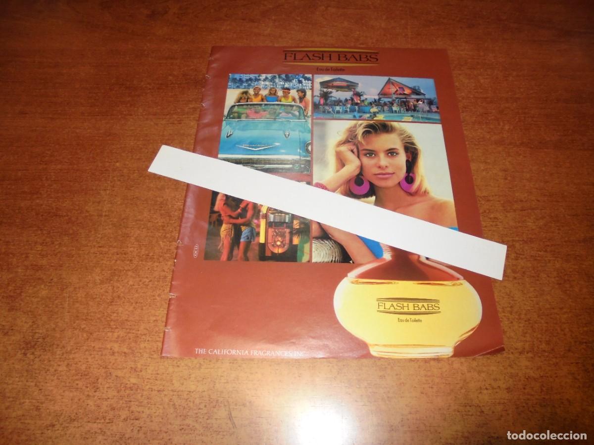 Cat&aacute;logos publicitarios: PUBLICIDAD 1990: FLASH BABS EAU DE TOILETTE