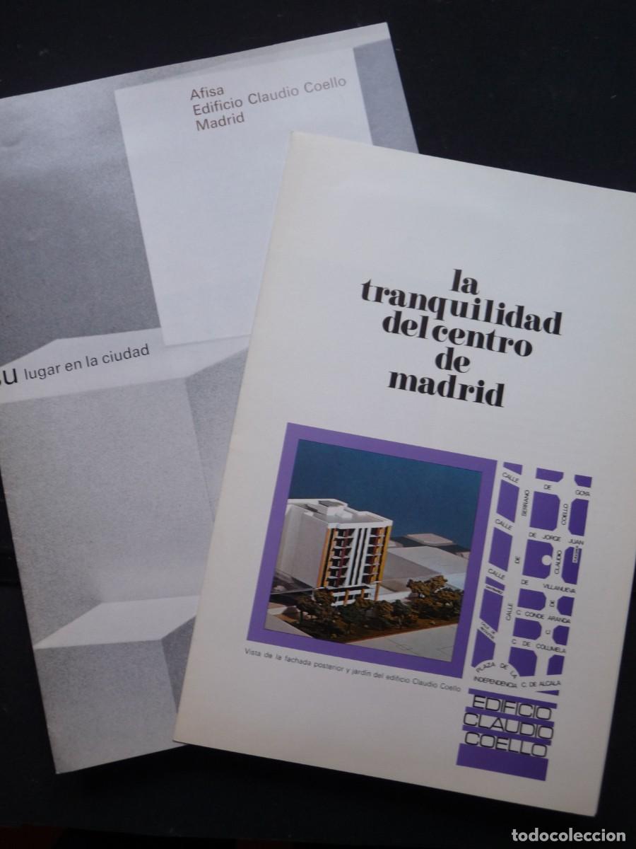 Advertising Catalogs: PUBLICIDAD DE LA PROMOCION DE VENTA EDIFICIO CLAUDIO COELLO 23, MADRID. A&Ntilde;OS 70