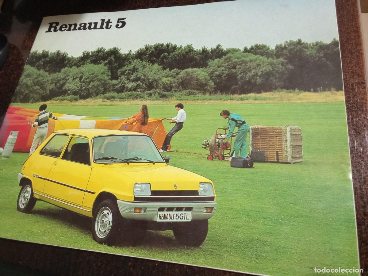 Cat&aacute;logos publicitarios: RENAULT 5 TL GTL TS COPA - CATALOGO FOLLETO PUBLICIDAD ORIGINAL - FASA ESPA&Ntilde;A 1979