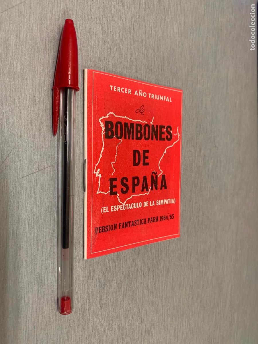 Cat&aacute;logos publicitarios: TERCER A&Ntilde;O TRIUNFAL DE BOMBONES DE ESPA&Ntilde;A / ESPECT&Aacute;CULO DE SIMPATIA, VERSI&Oacute;N FANT&Aacute;STICA PARA 1964-65