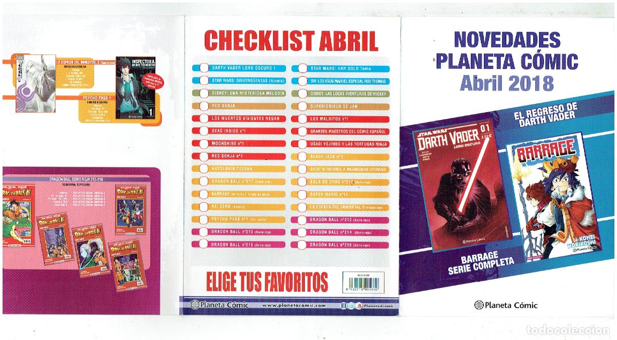 Cat&aacute;logos publicitarios: CAT&Aacute;LOGO PUBLICITARIO. NOVEDADES PLATETA, ABRIL, 2018. (B/48.1