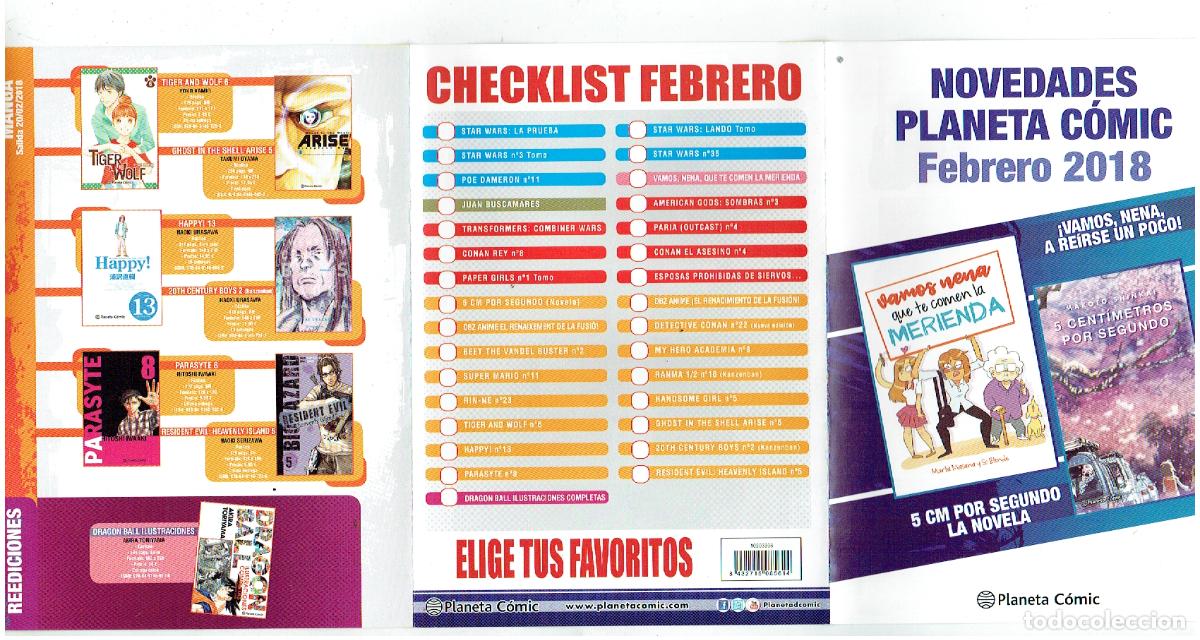 Cat&aacute;logos publicitarios: CAT&Aacute;LOGO PUBLICITARIO. NOVEDADES PLANETA FEBRERO, 2018. (B/48.1
