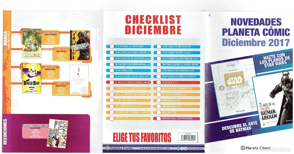 Cat&aacute;logos publicitarios: CAT&Aacute;LOGO PUBLICITARIO. NOVEDADES PLANETA. DICIEMBRE, 2017. (B/48.1