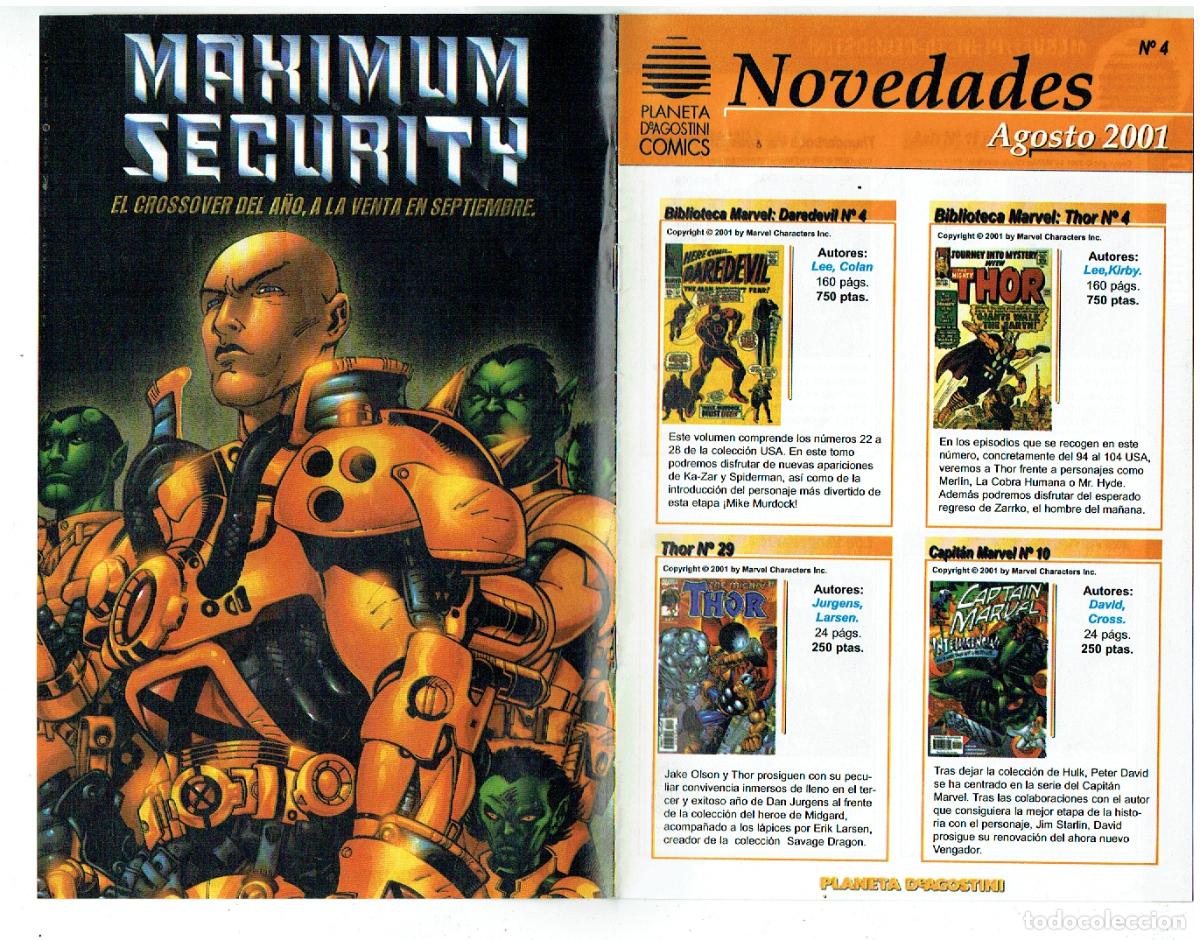 Cat&aacute;logos publicitarios: PLANETA. NOVEDADES: AGOSTO, 2001. (B/48.1