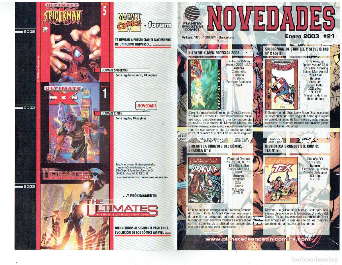 Cat&aacute;logos publicitarios: PLANETA. NOVEDADES: ENERO, 2003. (B/48.1