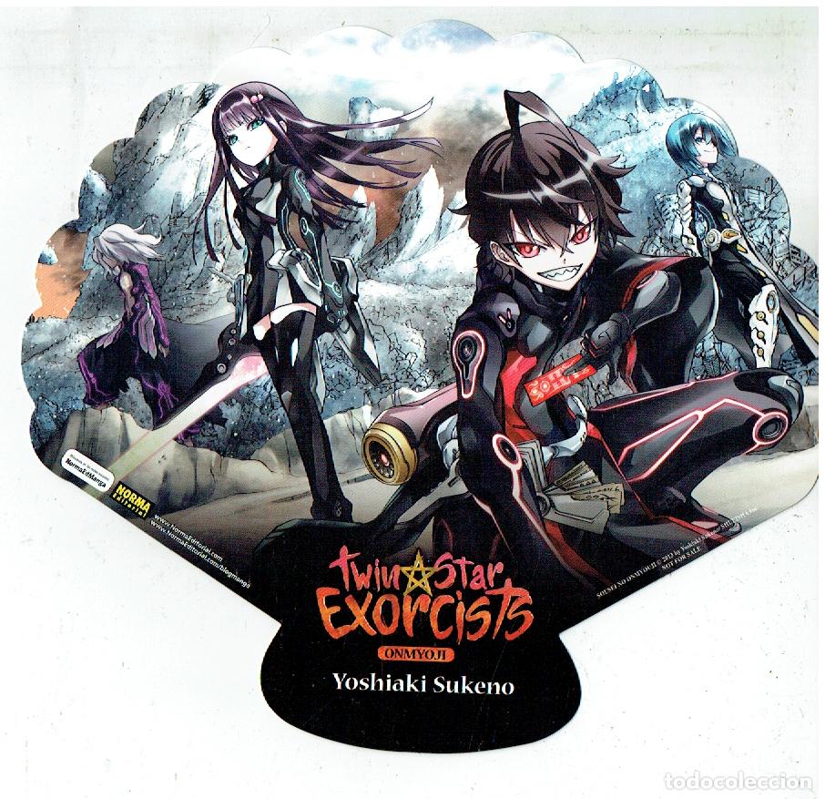 Cat&aacute;logos publicitarios: NORMA. PUBLICIDAD ABANICO. TWIN STAR. EXORCISTS. YOSIAKI SUKENO. (EN AMBAS CARAS).(B/48.1