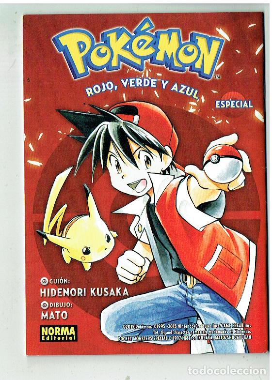 Cat&aacute;logos publicitarios: NORMA. POKEMON. ROJO, VERDE Y AZUL. ESPECIAL. PUBLICIDAD. (B/48.1
