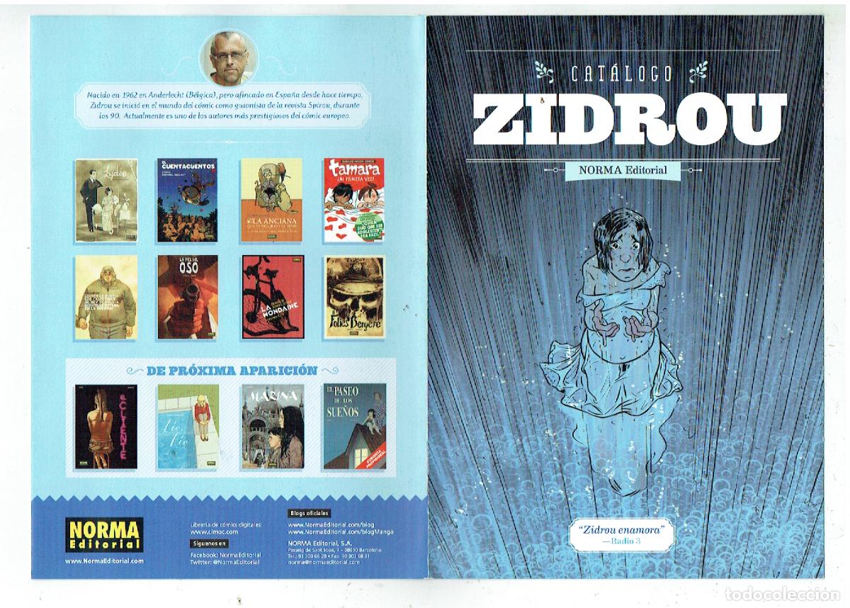Cat&aacute;logos publicitarios: CAT&Aacute;LOGO. ZIDROU. NORMA EDITORIAL. (B/48.1