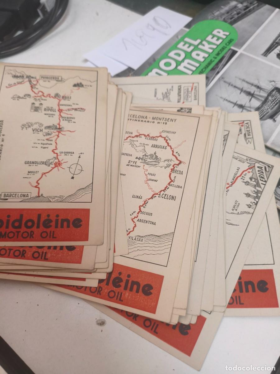 Cat&aacute;logos publicitarios: ITINERARIOS GR&Aacute;FICOS ROGLAN. COLECCI&Oacute;N DE 30 ITINERARIOS. SPIDOL&Eacute;INE MOTOR OIL.
