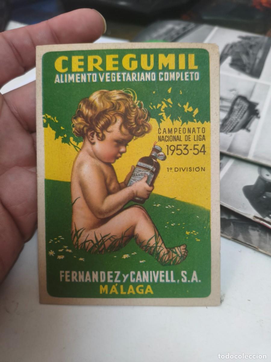 Cat&aacute;logos publicitarios: Ceregumil - Calendario de f&uacute;tbol - Campeonato Nacional de Liga 1953 - 1954 1&ordf; Divisi&oacute;n