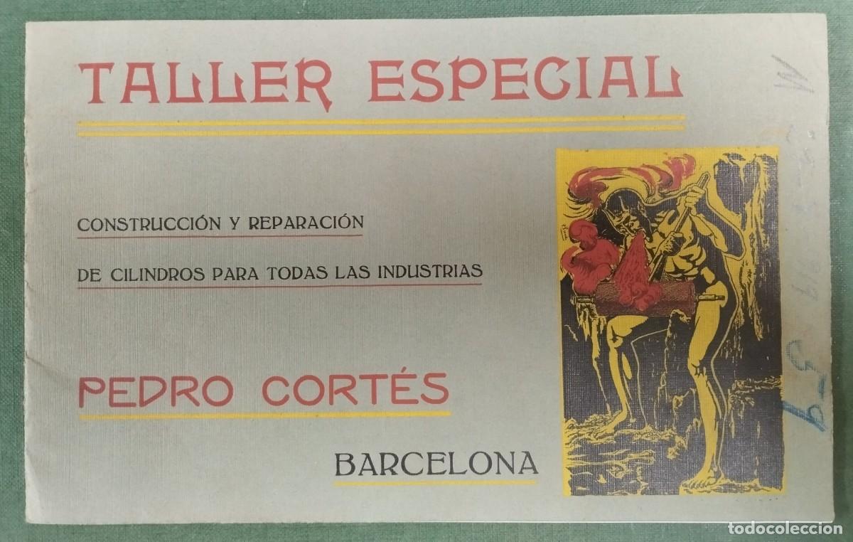 Cat&aacute;logos publicitarios: CATALOGO PUBLICITARIO TALLER ESPECIAL PEDRO CORTES BARCELONA 1919