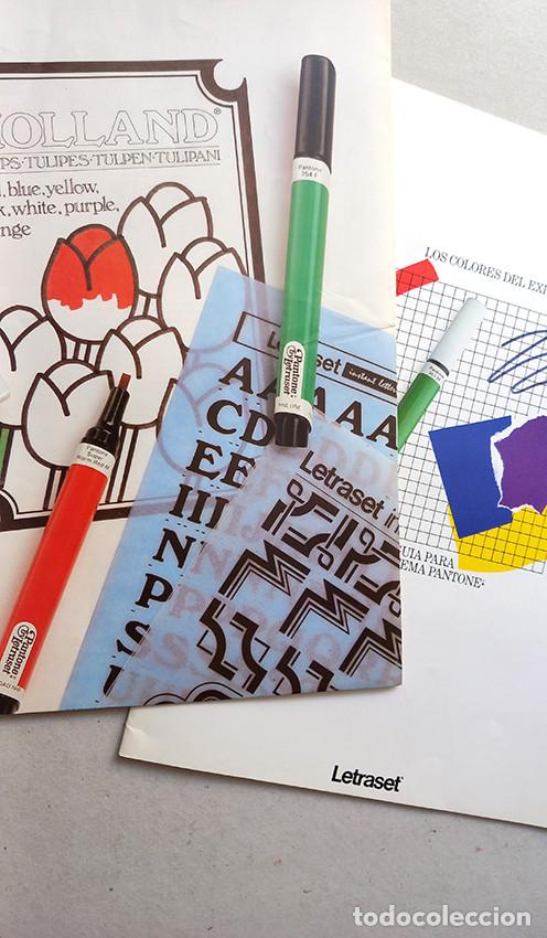 Advertising Catalogs: Pantone - Letraset x 2 prospectos