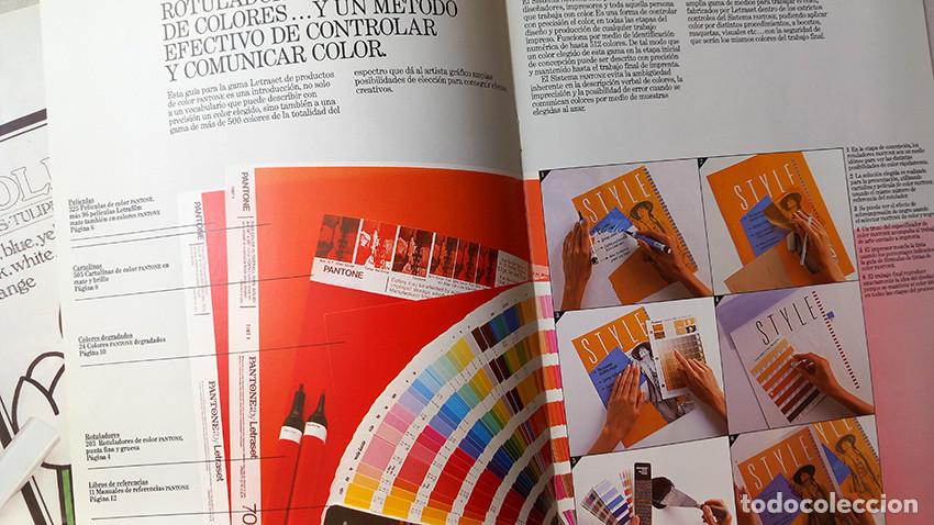 Cat&aacute;logos publicitarios: Pantone - Letraset x 2 prospectos - Foto 4