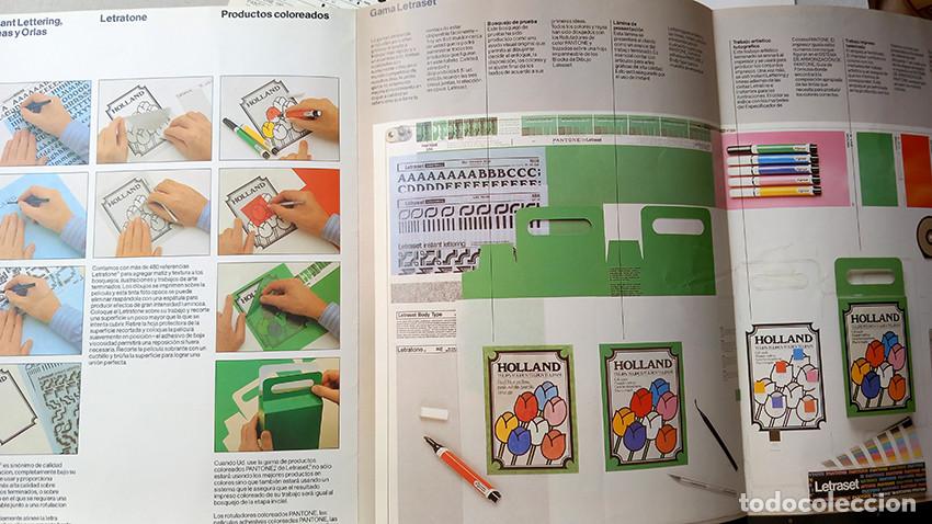 Cat&aacute;logos publicitarios: Pantone - Letraset x 2 prospectos - Foto 5
