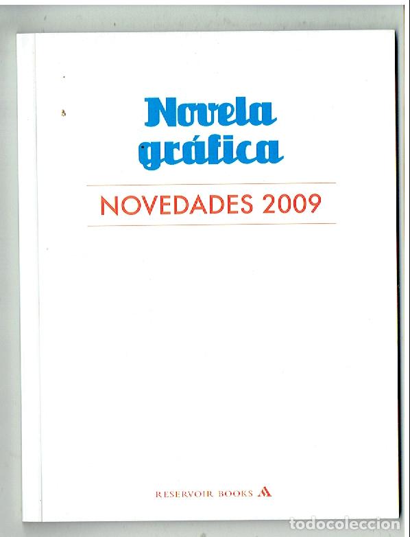 Cat&aacute;logos publicitarios: CATALOGO. NOVELA GR&Aacute;FICA. NOVEDADES 2009. RESERVOIR BOOKS. (B/48.1)