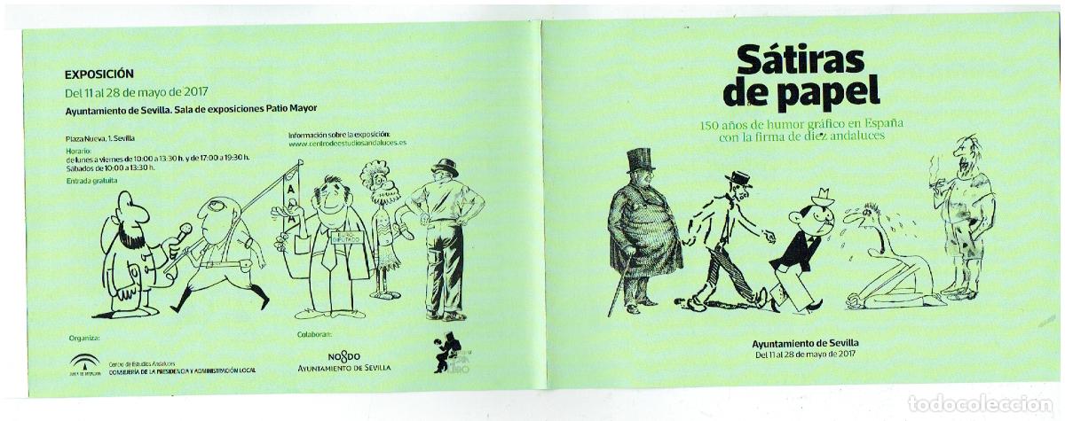 Cat&aacute;logos publicitarios: S&Aacute;TIRAS DE PAPEL. 150 A&Ntilde;OS DE HUMOR GR&Aacute;FICO EN ESPA&Ntilde;A(B/48.1)