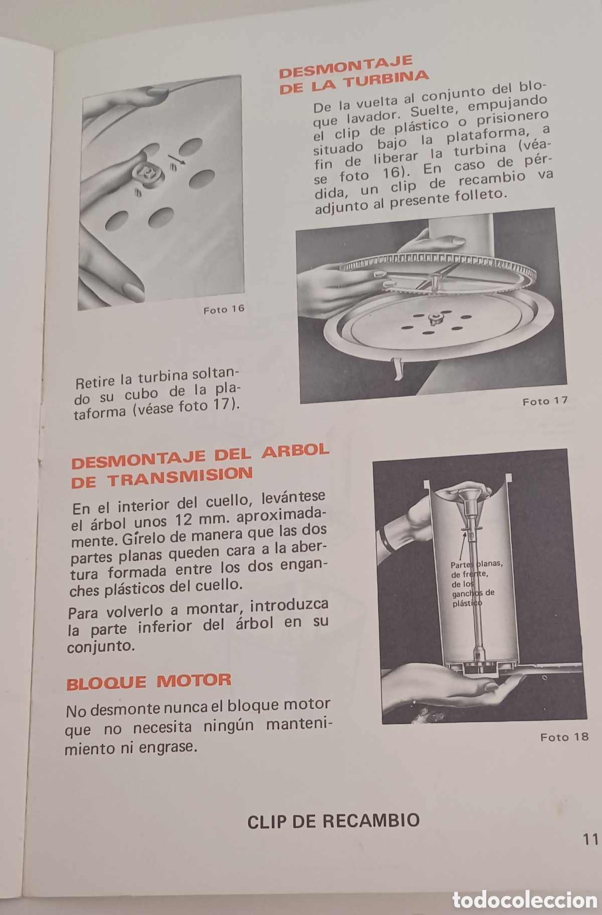 Cat&aacute;logos publicitarios: Catalogo Lavadora JATA 582 - Foto 3