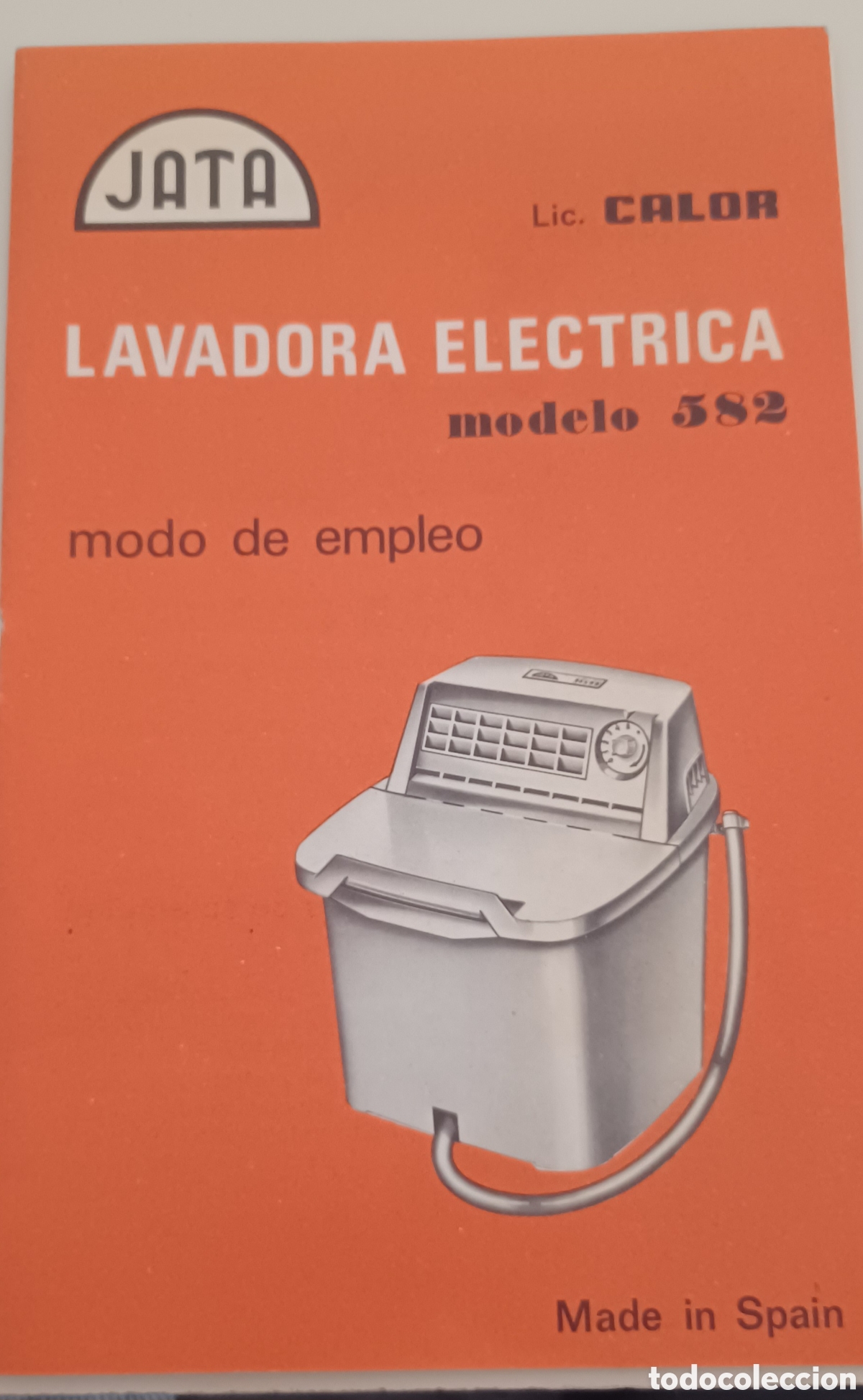 Cat&aacute;logos publicitarios: Catalogo Lavadora JATA 582 - Foto 1