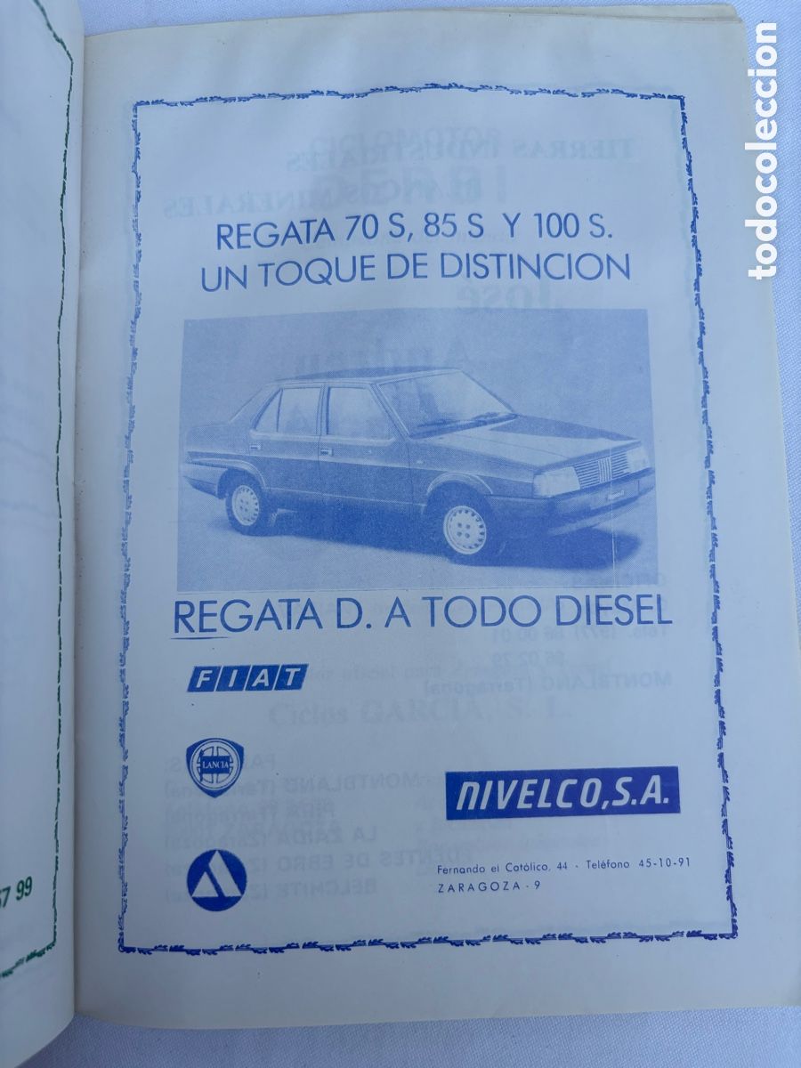 Cat&aacute;logos publicitarios: &bull;Programa de fiestas Belchite (Zaragoza) 1984 - Foto 4