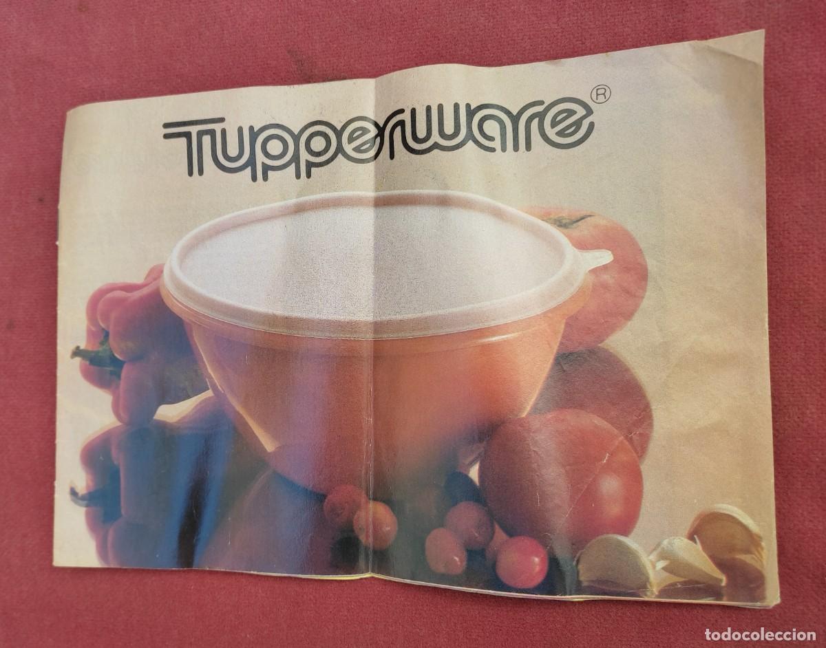 Cat&aacute;logos publicitarios: antiguo folleto catalogo Tupperware - era el utilizado por los vendedores