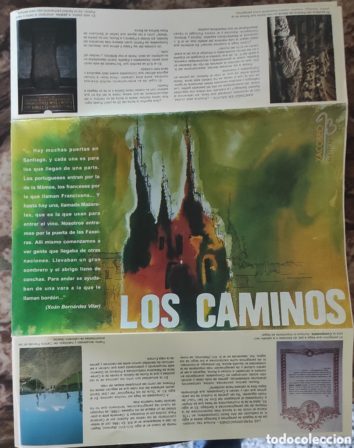 Cat&aacute;logos publicitarios: Los caminos. Xunta de Galicia. (1993)
