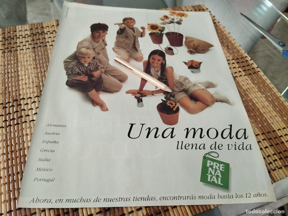 Cat&aacute;logos publicitarios: ROPA PRENATAL ANUNCIO PUBLICIDAD REVISTA 1995 BONITO PARA ENMARCAR