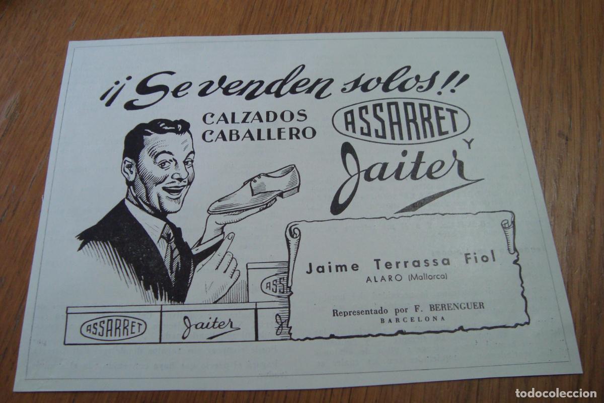 Cat&aacute;logos publicitarios: ANTIGUA PUBLICIDAD CALZADOS CABALLERO ASSARRET JAITER. JAIME TERRASSA FIOL. ALARO MALLORCA