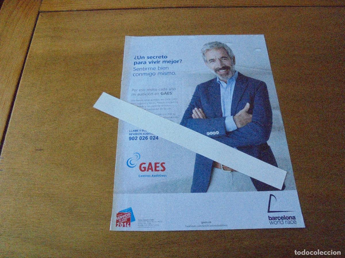 Cat&aacute;logos publicitarios: PUBLICIDAD 2014: GAES, CON IMANOL ARIAS.
