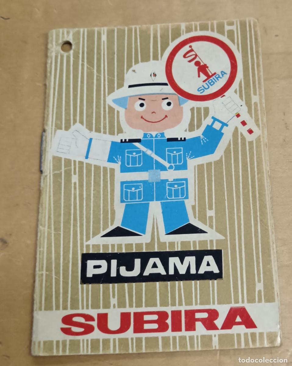 Cat&aacute;logos publicitarios: TEBEO-CAT&Aacute;LOGO PUBLICITARIO PIJAMA SUBIRA 9,5X6 CM.