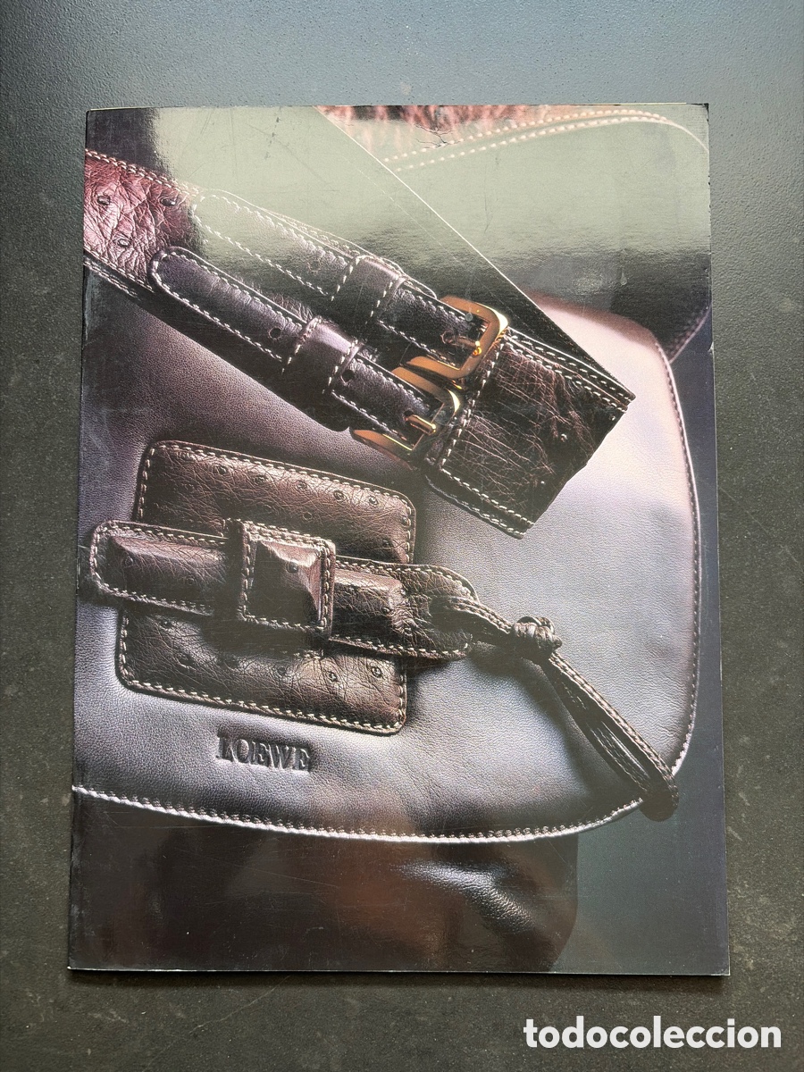 Cat&aacute;logos publicitarios: Catalogo Loewe complementos oto&ntilde;o-invierno, 1987. Con carta de Enrique Loewe