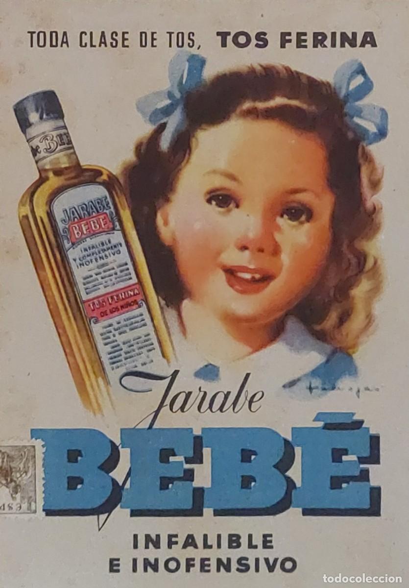Cat&aacute;logos publicitarios: ANTIGUA PUBLICIDAD ( JARABE BEB&Eacute;) DEL LABORATORIO FARMAC&Eacute;UTICO PONS MORENO 1937