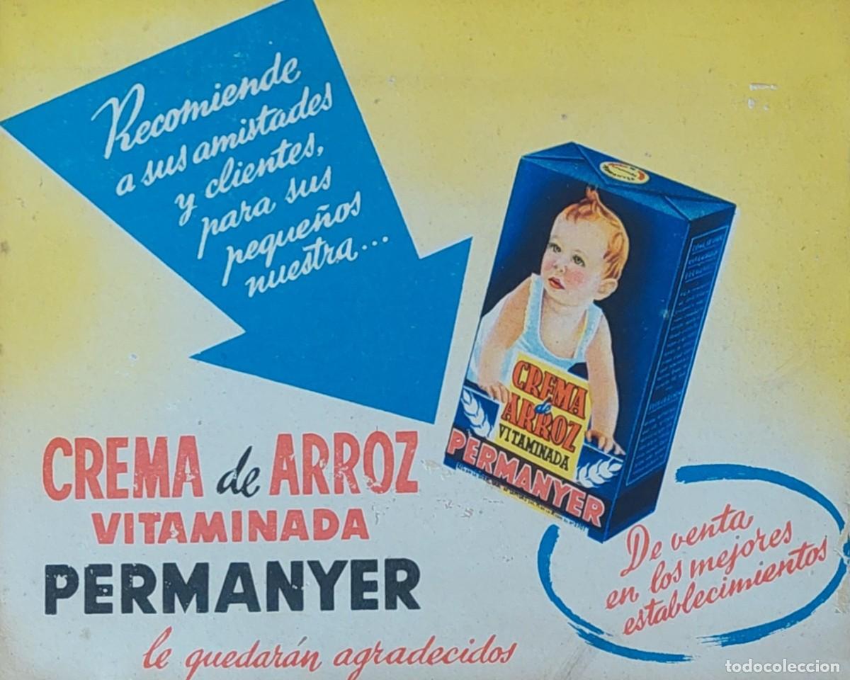 Cat&aacute;logos publicitarios: ANTIGUA PUBLICIDAD DE (CREMA DE ARROZ (PERMANYER ) de la la d&eacute;cada 40 -50