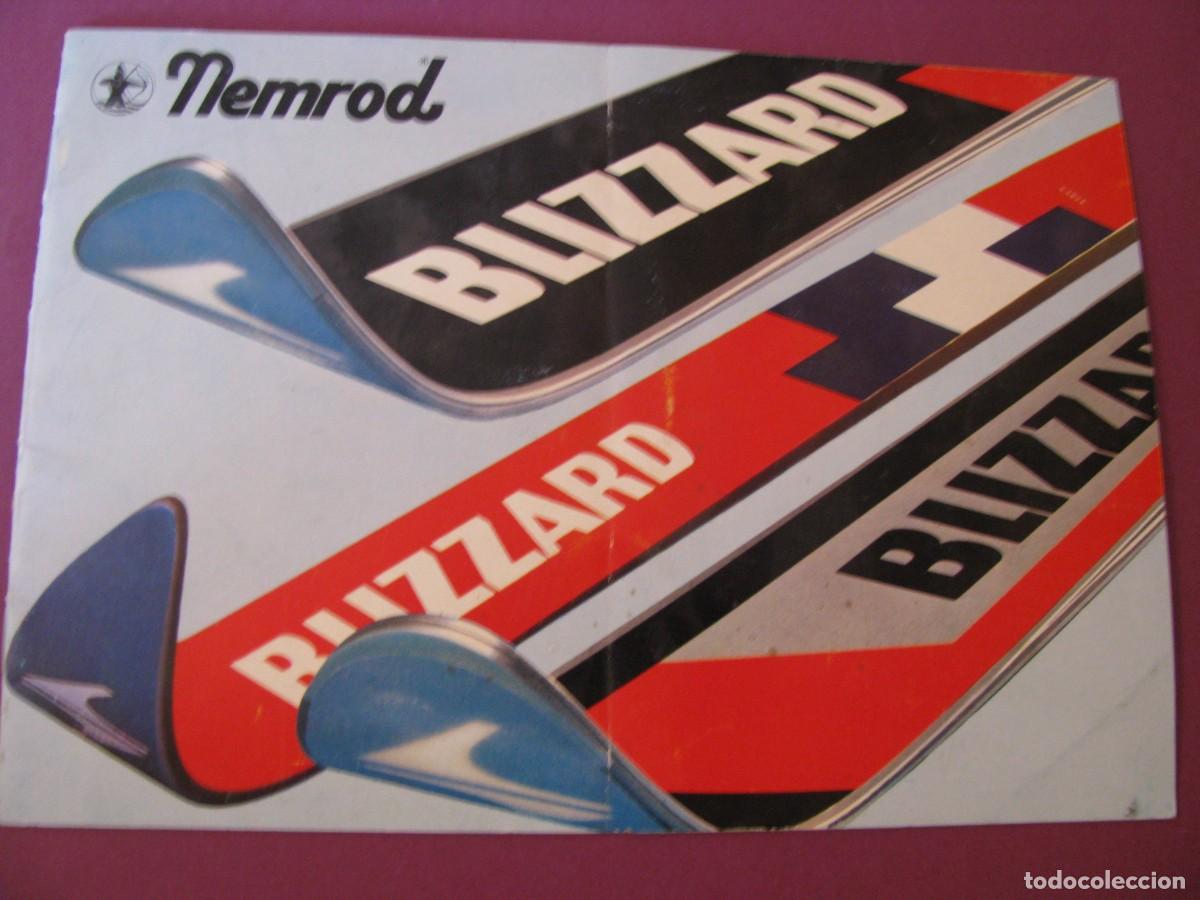 Cat&aacute;logos publicitarios: CATALOGO DE ESQUIS MARCA BLIZZARD DISTRIBUIDO EN ESPA&Ntilde;A BAJO LA MARCA NEMROD 1978/79