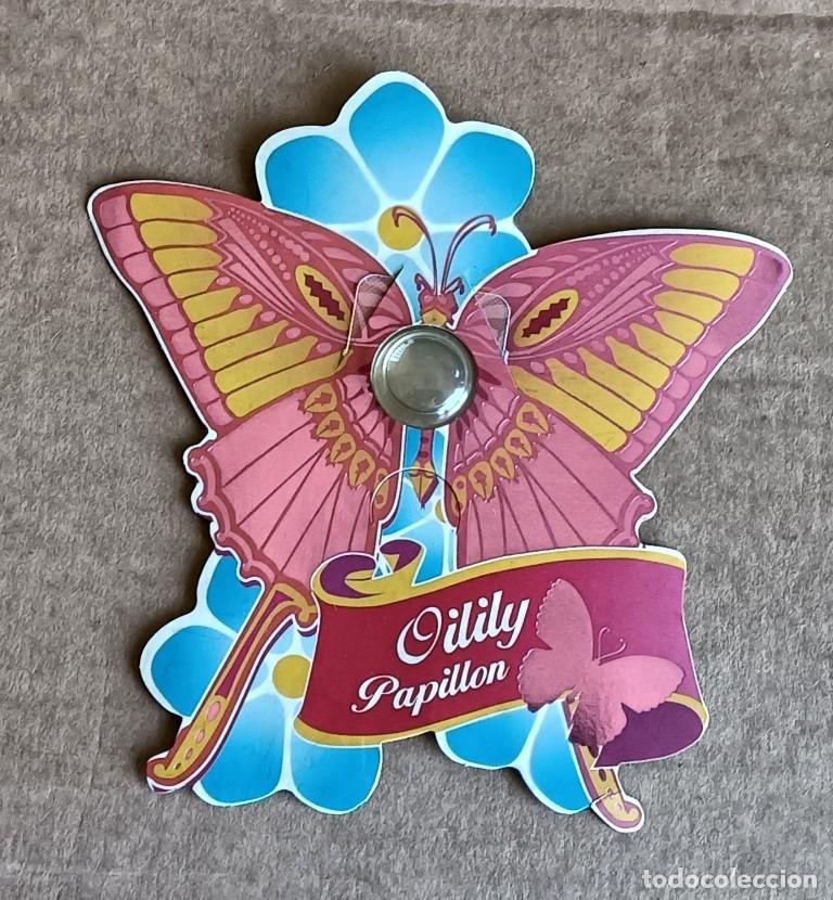 Cat&aacute;logos publicitarios: OILILY PAPILLON - Folleto publicitario o muestra promocional del perfume femenino 2004
