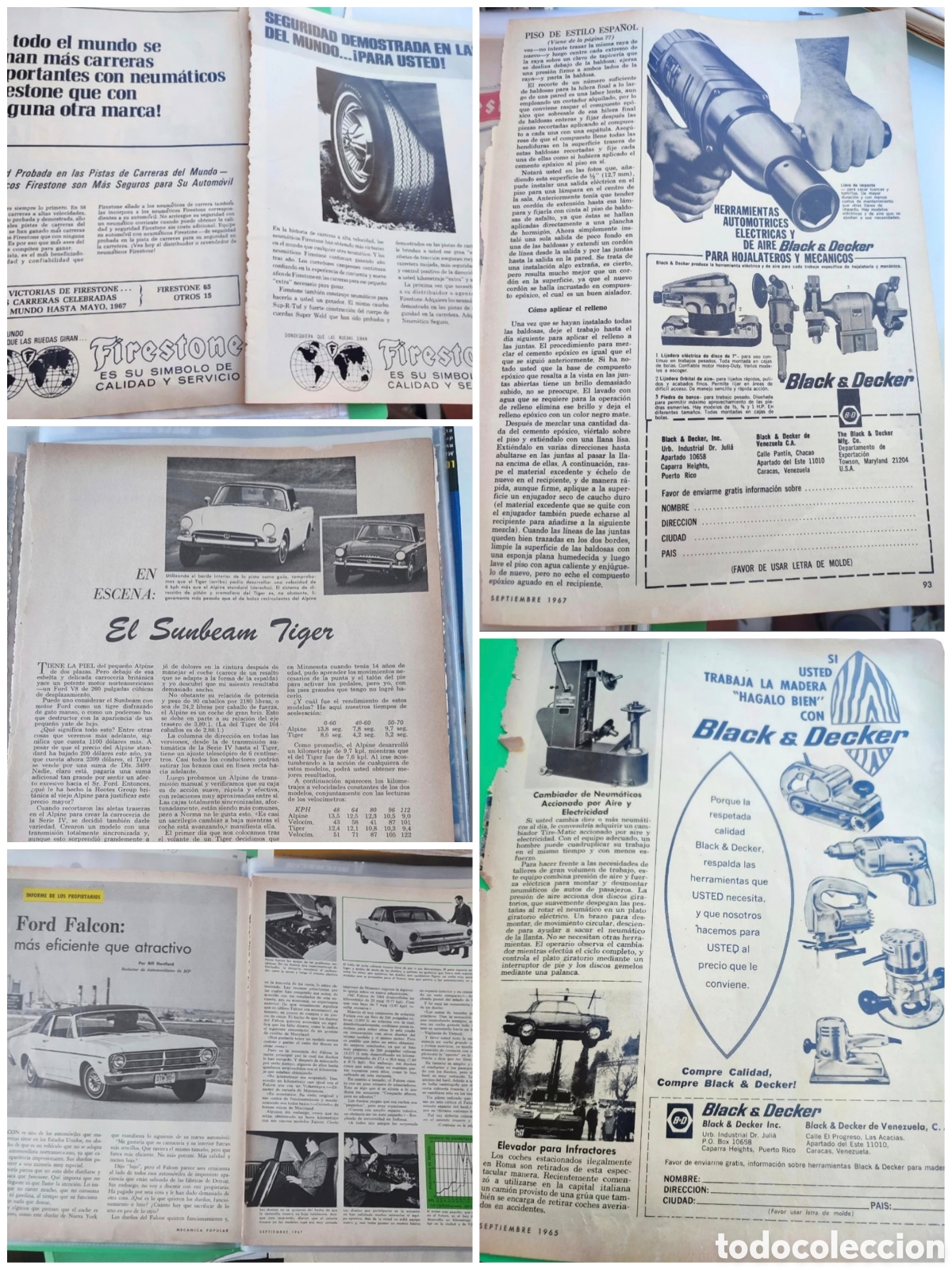 Cat&aacute;logos publicitarios: Lote publidad antigua a&ntilde;os 60