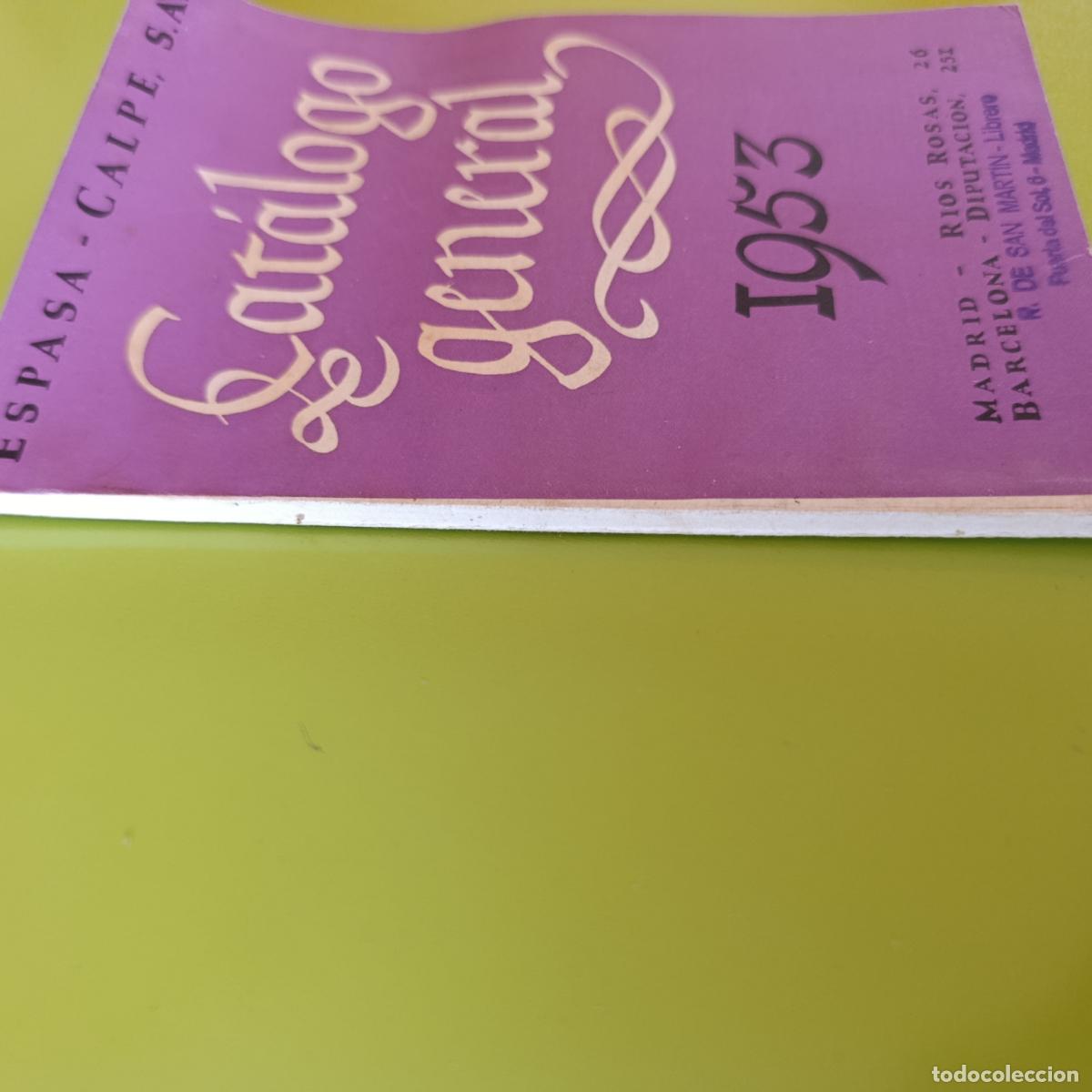 Cat&aacute;logos publicitarios: CATALOGO GENERAL DE LIBROS 1953. ESPASA-CALPE - Foto 3
