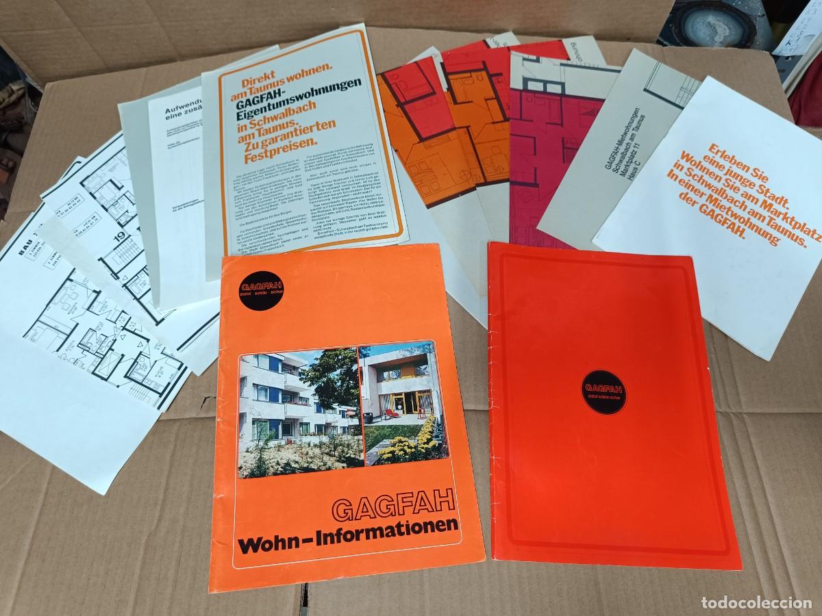 Cat&aacute;logos publicitarios: LOTE DE 2 ANTIGUOS CATALOGOS GAGFAH, PLANOS Y PROYECTOS ARQUITECTURA Y CONSTRUCCION, EN ALEMAN -P24
