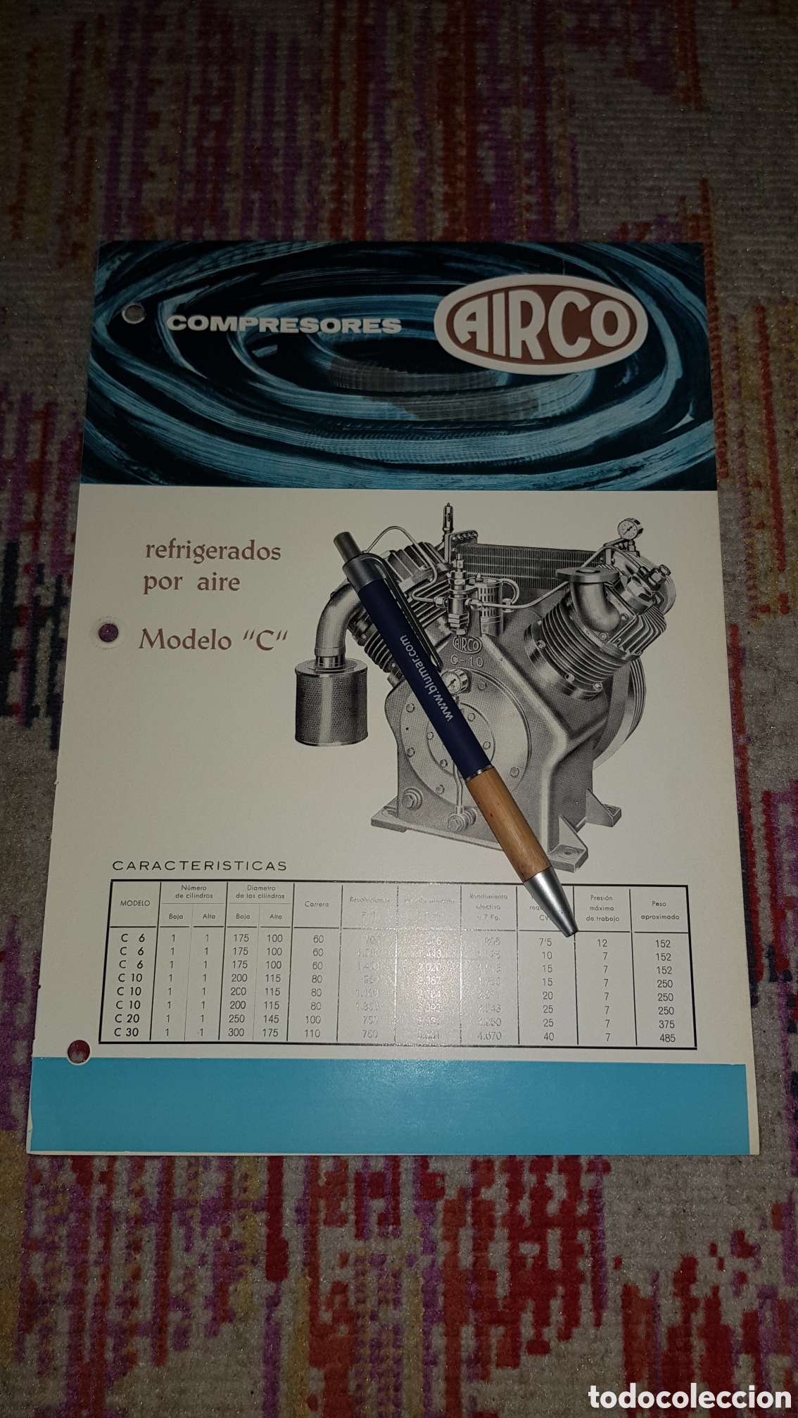 Cat&aacute;logos publicitarios: Compresores AIRCO Zaragoza