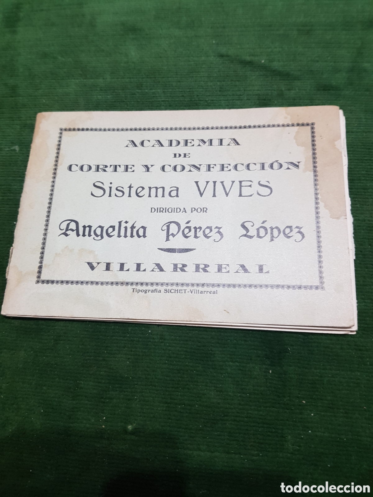 Cat&aacute;logos publicitarios: Academia de corte y confecci&oacute;n sistema vives
