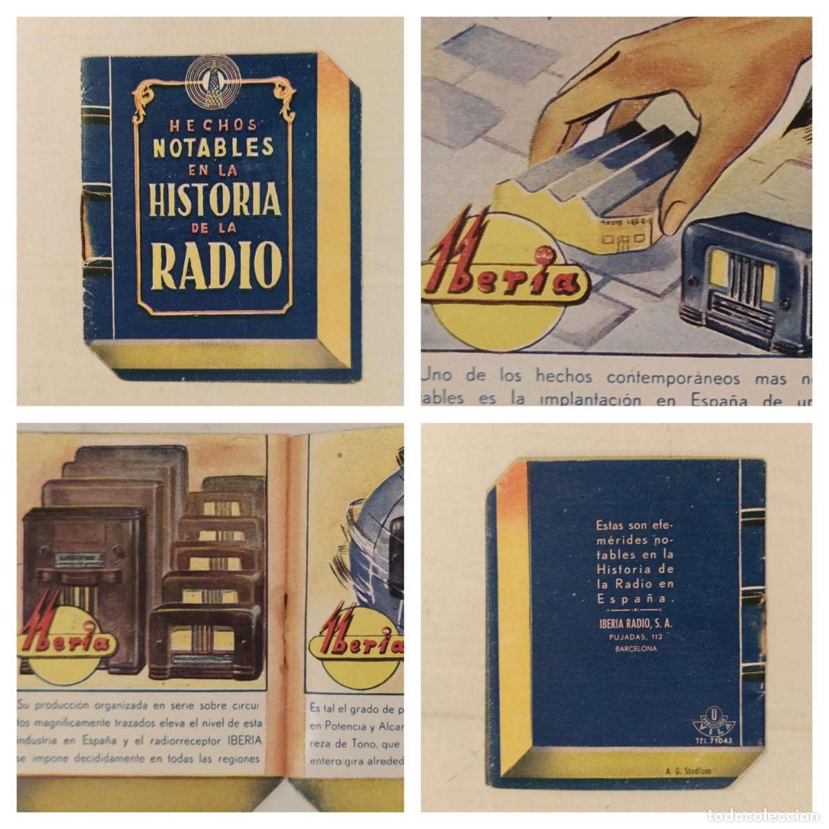 Cat&aacute;logos publicitarios: HECHOS NOTABLES EN LA HISTORIA DE LA RADIO - IBERIA RADIO SA - CATALOGO PUBLICIDAD -(116.186)