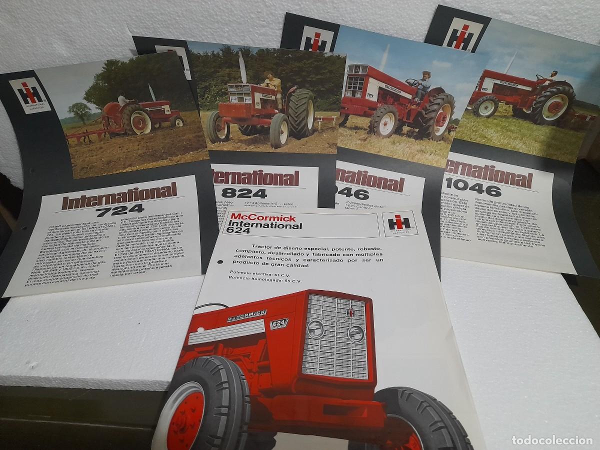 Cat&aacute;logos publicitarios: FOLLETO ESPECIFICACIONES MODELOS DE TRACTOR Y COSECHADORAS INTERNACIONAL A&Ntilde;OS 60